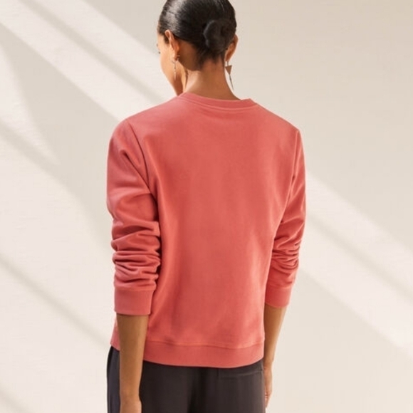 New BA&SH Tarah True Life Graphic Cotton Off White Sweatshirt Size 3/L/8 US NWT - Picture 5 of 16